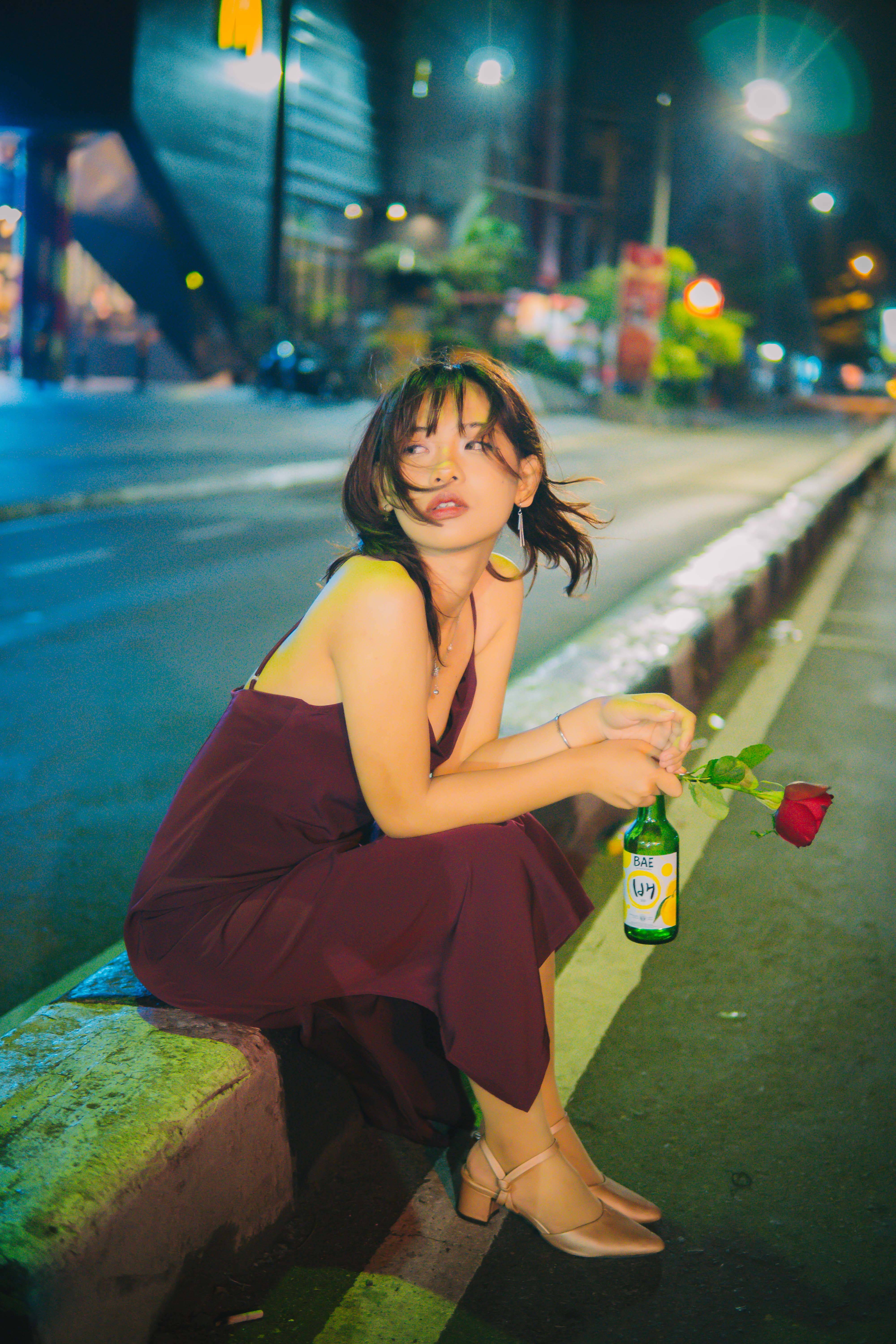 Between the streetlights and the emptiness — she found a version of herself she didn’t expect.